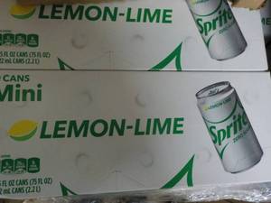 6 - 10 Packs Sprite Lemon-Lime Mini...