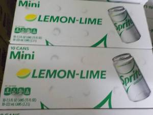 6 - 10 Packs Sprite Lemon-Lime Mini...