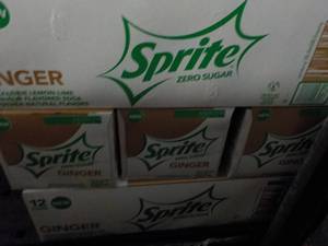 4 - 12 packs Sprite Ginger Zero Sug...