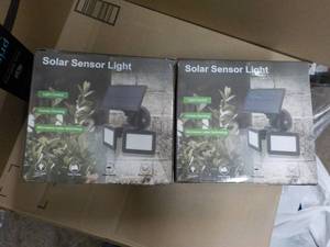 2 Solar Sensor Lights...