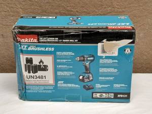 MAKITA 18V LXT BRUSHLESS 12 DRIVER DRILL KIT