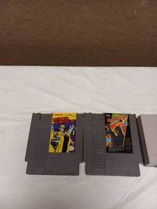 SMALL NINTENDO AND (2) ORIGINAL NINTENDO GAMES