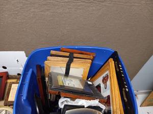 (2) BOXES OF PICTURE FRAMES OVER 40