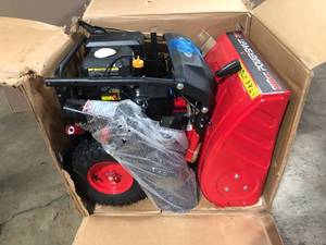 PowerSmart 24 in. 2-Stage Electric Start Gas Snow Blower with LED Light Customer Returns See Terms on Auction