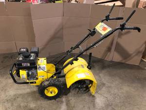 Champion Power Equipment 19 in. 212cc 4-Stroke Gas Garden Counter Rotating Rear Tine Tiller with Self-Propelled Agricultural Tires Customer Returns See Terms on Auction