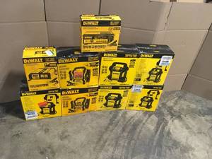Lot of Assorted Dewalt Portable Power Stations Customer Returns See Terms on Auction