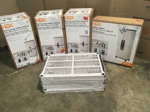 Lot of Assorted Utility Shelving Various Models and Conditions Customer Returns See Terms on Auction