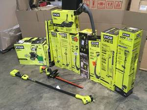 Lot of Assorted Ryobi Lawn Care Items Various Conditions Customer Returns See Terms on Auction