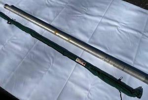 lot 72 image: 1930s Mohawk Fiberglass 8.5 Foot Fly Rod in Metal Case