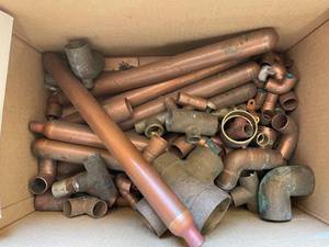 lot 90 image: Large Lot of Copper Fittings