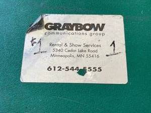 lot 97 image: Graybow Communications Rolling Storage Crate