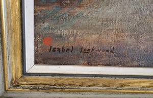 lot 15 image: Untitled San Francisco Oil Painting by Izabel Lockwood