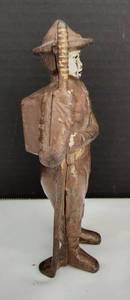 lot 41 image: Wonderful Williams Cast Iron Boy Scout Bank