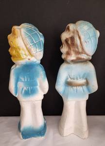 lot 164 image: Collectible Vintage Chalkware Carnival Prize Figures