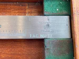 lot 147 image: L.S. Starett Company Caliper In Original Wooden Case