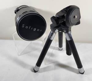 lot 278 image: Soligor Tele-Auto ZOOM Camera Lens & Extendable Tripod