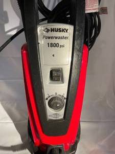lot 312 image: Husky Power Washer 1800 PSI