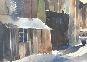 lot 366 image: Wonderful Framed Watercolor Art
