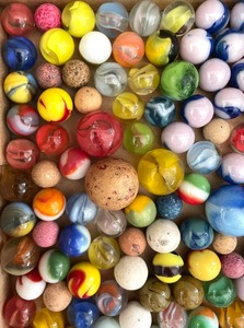 lot 392 image: Vintage Marbles and More