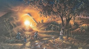 lot 401 image: Harvest Memories Framed Print by Terry Redlin with Certificate