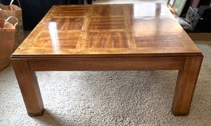 lot 362 image: Wonderful Vintage Wooden Coffee Table