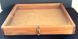 lot 363 image: Wooden Glass Top Display Case
