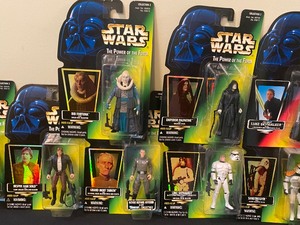 lot 353 image: (12) NEW Assorted Star Wars The Power of the Force Figurines