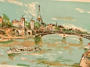 lot 335 image: Vintage Signed Print by Kazunari Ogata