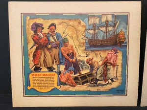 lot 280 image: Two Fun Vintage Prints Pirate Themed Prints by Frederick Elminger