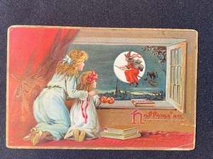 lot 216 image: Two Raphael Tuck and Sons Halloween Post Cards