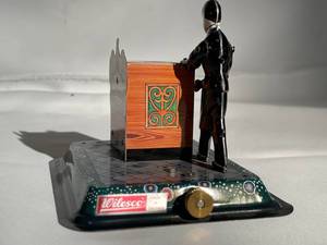 lot 468 image: Vintage Wilesco Metal Organ Grinder Toy Made in Germany
