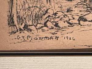 lot 484 image: Vintage Hartwell Farm Framed Art