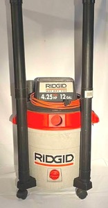 lot 493 image: Rigid 12 Gallon 4.5 HP WetDry Vac