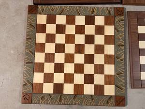 lot 503 image: 4 Wooden Checker Boards
