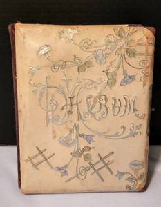 lot 525 image: Pair of Vintage Photo Albums with Multiple Black & White Photos, Plus...