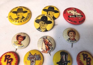 lot 530 image: Vintage Old West Button Selection, Plus