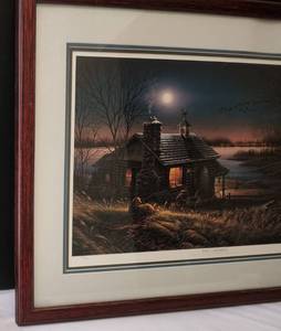 lot 584 image: Terry Redlin Signed & Numbered Print - Pure Contentment