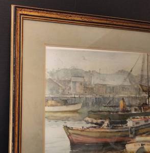 lot 586 image: Contemporary American Print - Misty Mornings by James M. Sessions