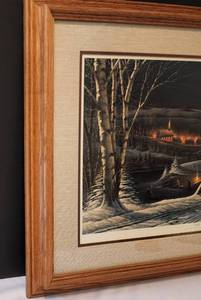 lot 587 image: Signed Terry Redlin Print - Family Traditions