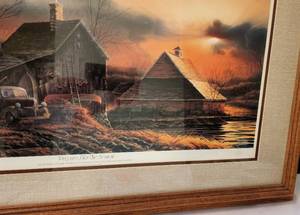 lot 588 image: Terry Redlin Print - Prepared for the Season