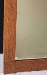 lot 590 image: Large Quality Oak Framed Mirror
