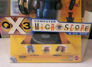 lot 596 image: New in Original Packaging Computer Microscope by Mattel