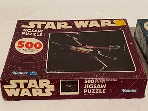 lot 545 image: Two Vintage Star Wars Puzzles