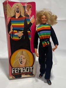 lot 328 image: Vintage 1977 Fembot Doll