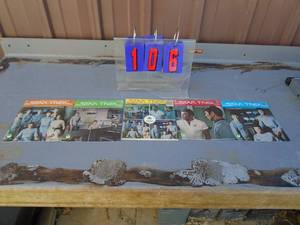 Qty of 5 vintage star trek records. Still sealed. As shown.