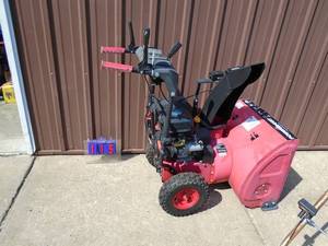 Power Smart 42 snow blower. Lightly used. Tested & works. As shown.
