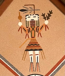 lot 48 image: Female Windways Natural Grounded Sand Rock Art