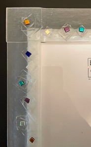 lot 63 image: Beames Fused Glass Designs Frame