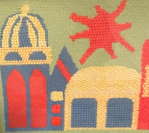 lot 95 image: Vintage Needlepoint Art