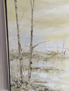 lot 2 image: Gorgeous Scenic Oil Painting